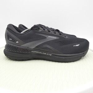 Brooks Adrenaline GTS 23 1103914E020 Men 10.5 Running Shoes Black Ebony Sneakers